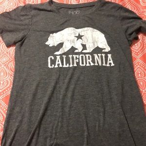 Gray short sleeve “California”